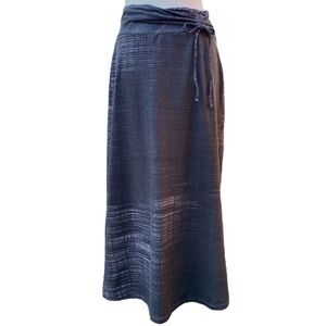 The North Face Modest Athletic Maxi Skirt, Gray, Cinch Bow Detail, Pocket, EUC